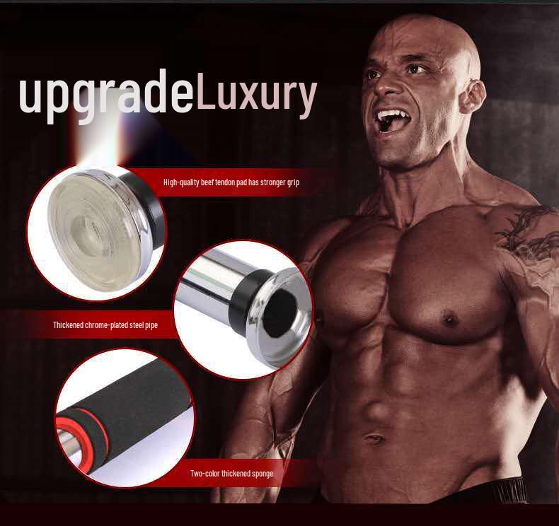 Adjustable No-Punch Doorway Pull-up Bar for Home Fitness