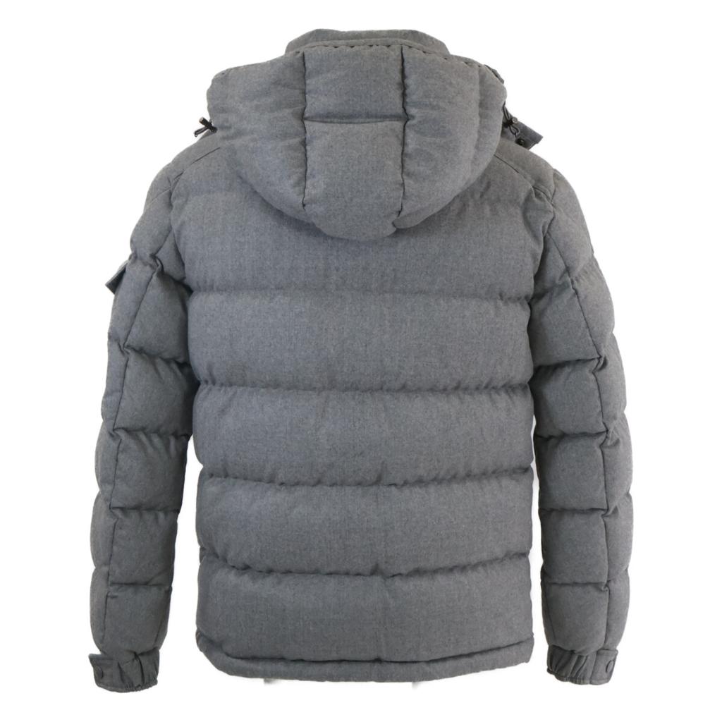 Moncler MONTGENEVRE Montgenevre Wool Down Jacket 1 grayUsed