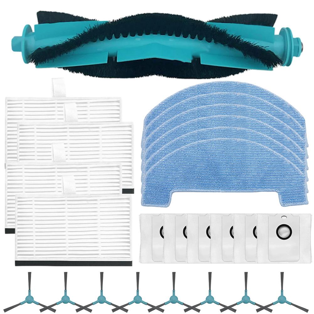 Perfektes Passform Hauptbürste Filter Mopptuch Staubbeutel Set für Conga 2499 Ultra