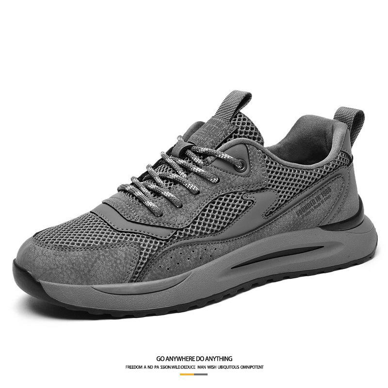 Summer Men Safety Basketball Sneakers Daily Men Breathable Non-Slip Works Shoes Lightweight Man Platform Running Sports Trainers