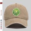 pc Cute Lemon Slice And Citrus Fruit Pattern Design Print Comfortable Lightweight Trucker Hat Adjustable Buckle Strap Washable