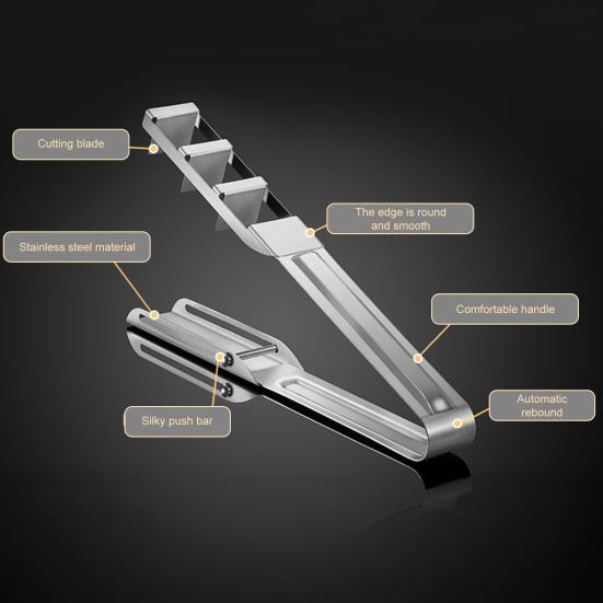 Watermelon Cutter Fruit Slicer Dicer Stainless Steel Melon Cutter Rustproof Portable Watermelon Cutting Tools for Camping BBQ Parties