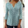 DICIFY Women's Fashion Casual Summer Spring V-Neck Blouses & Shirts