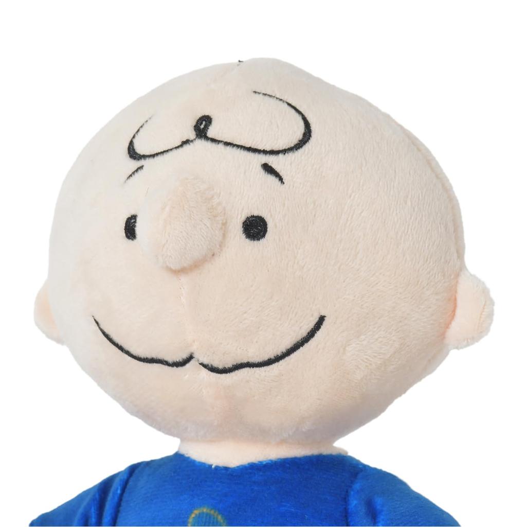 Dodgers Charlie Brown Plush Toy, MLB Merchandise, Commemorating the 2024 World Series Champions, LA Dodgers PEANUTS Mascot Character [Used]
