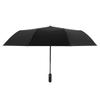 Ten-Bone Automatic XL Sunshade Umbrella: Dual-Use, Rain or Shine, Folding Sun Umbrella with Black Glue Coating.