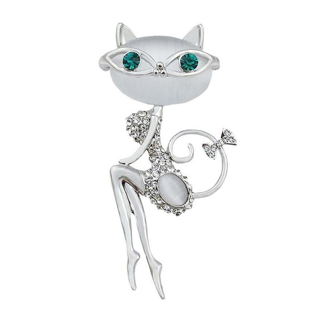 Women's Fashion Accessories Brooch Cat's Eye Stone  And Seductive  Brooch