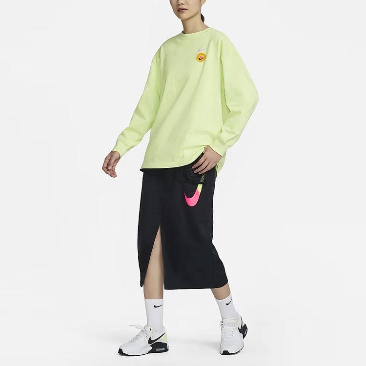 Nike Casual Long Skirt Women's Black HJ1513-010