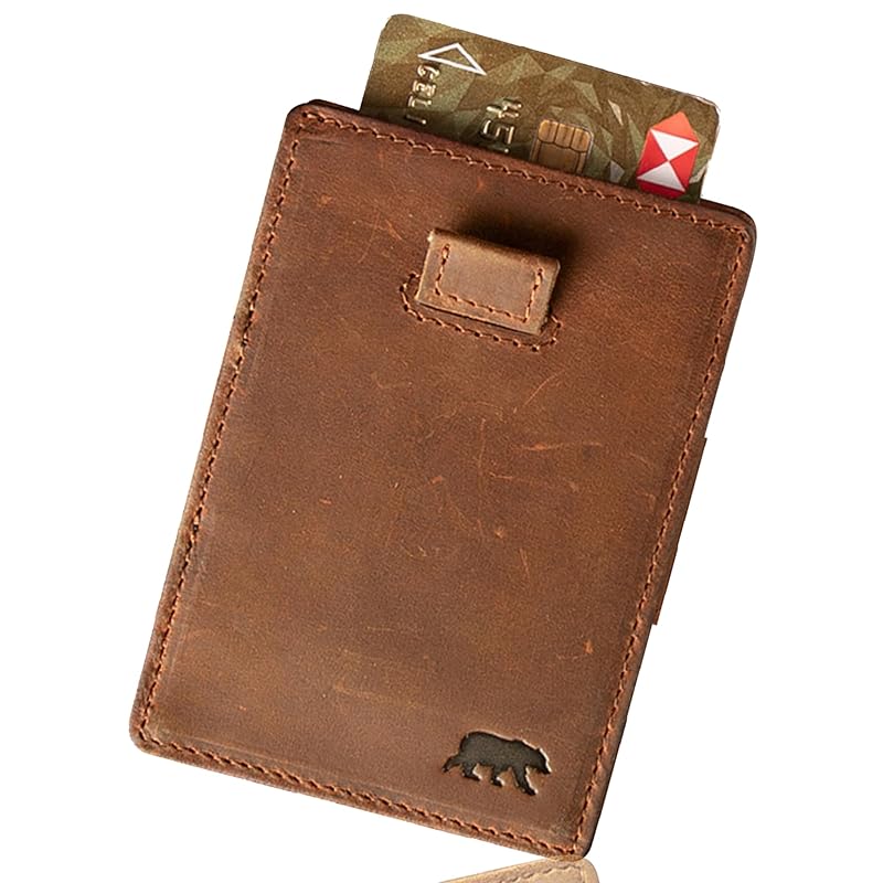 

[PhaseCore] For minimalists genuine leather magic wallet magic wallet with gift box (chocolate)