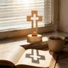 Wooden Easter Cross Decoration