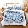 Animal Digital Printing Three-Piece Home Textile Bed Sheet Kit 3D Three-Dimensional 90G Grinding Four-Piece Set