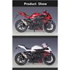 Welly 1/12 MV Agusta F3 RR Legierungs-Rennmotorradmodell Diecast Metall Straßenmotorradmodell Simulationssammlung Kinderspielzeug Geschenk