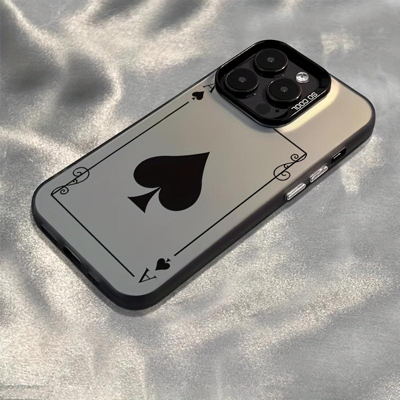 Simple Playing Card Design Mobile Phone Case Suitable for iPhone 17 16 15 14 13 12 11 Pro/ Max/Plus Anti-fall and Shockproof