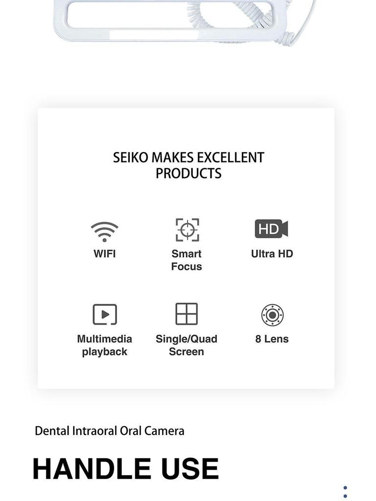 Ultra HD Dental Endoscope Dental Chair Combo: All-in-One Oral Examination and Photography Machine