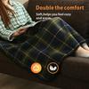 Cozy Flannel Wearable Blanket Shawl - Perfect for Winter, Office & Outdoor Leisure