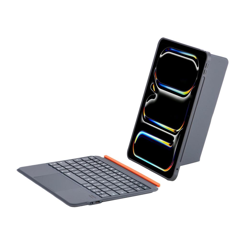 Apple iPad 11 (16) 10th Gen Skin-Feel Bluetooth Keyboard Case with 7-Color Backlight