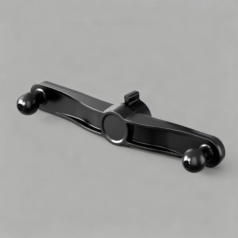Adjustable Clamp Including Twin 17mm Ball Executives Accommodates Magnetic Holders and Wireless Charging Stands Ideal for Travel