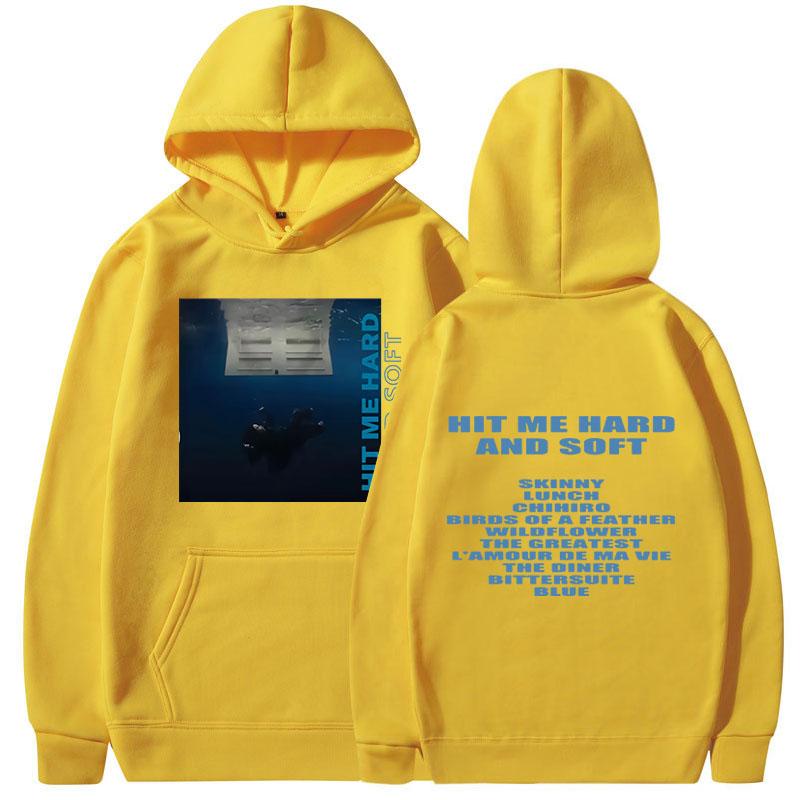 Hit Me Hard and Soft Tour Mikiny Pánské Dámské Oversized Mikiny s kapucí Pulovry s dlouhým rukávem Fanoušci Dárek