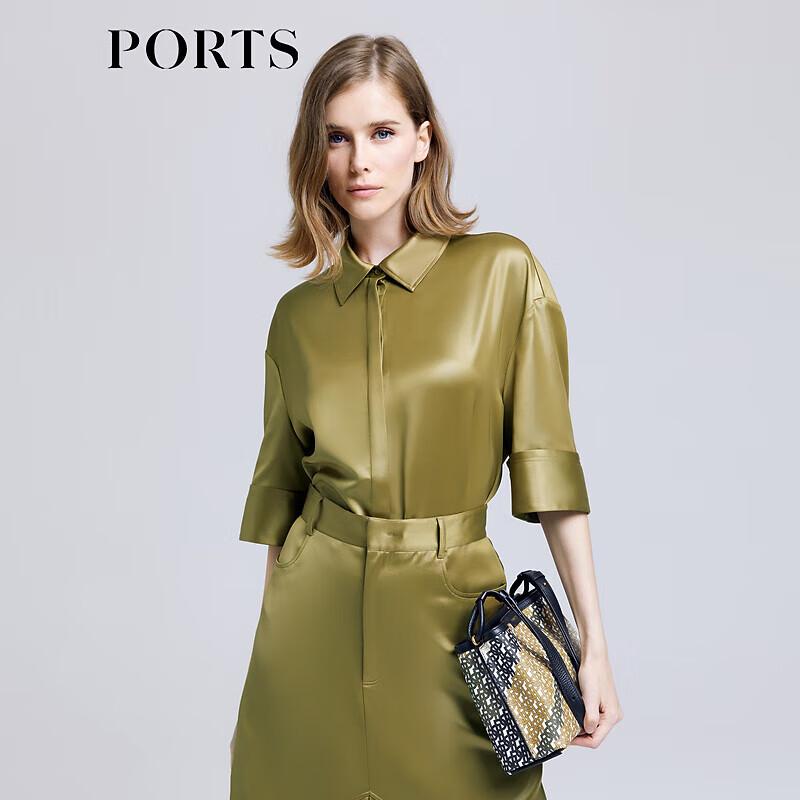 PORTS Women s Spring/Summer Five-Sleeve Shirt M