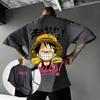 One Piece Anime T Shirt Men Women Luffy Cartoon Print pure Cotton Short Sleeve Tee Summer Streetwear Casual Graphic Tops
