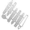 Birthday Candle Die Cut Metal Embossing Stencils Carbon Steel Cutting Dies for Card Making Scrapbooking Craft Project