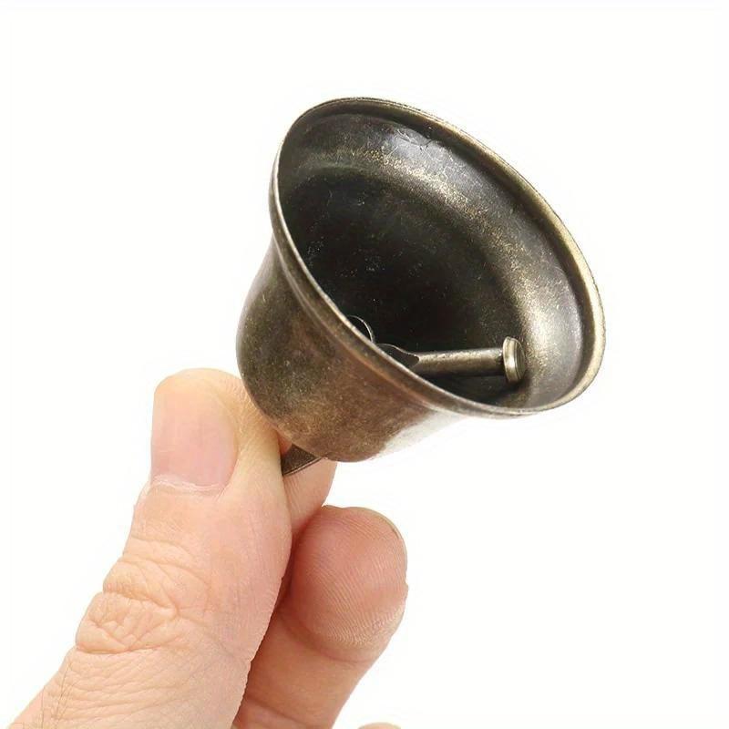 10Pcs 38mm Brass Christmas Decoration Jingle Bells Pet Pendants Hanging for Festival Party Making Wind Chimes Decorations