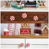 10PCS/20PCS Christmas Peppermint Candy Cane Cabinet Handle Covers Silicone Red Decorative Knob Covers Flexible