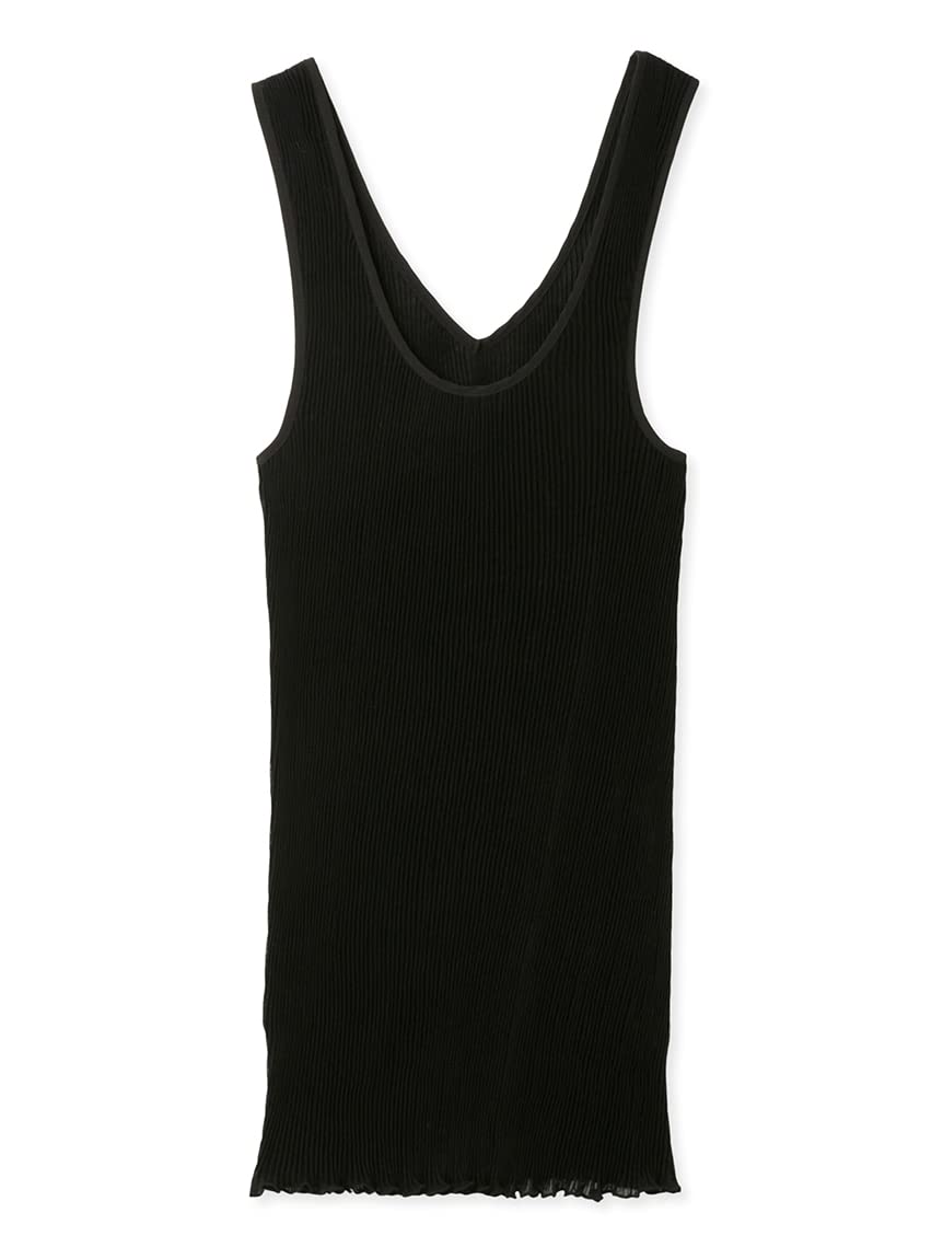 

Gelato Pique Joel ROBUCHON Pleated Rib Tank Top PWCT232357 Black Women s чёрный