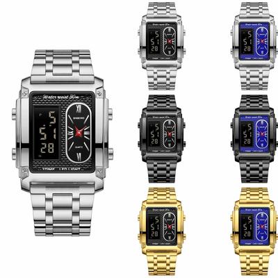 Men's Waterproof Luminous Running Alarm Clock Watch