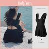 Swimsuit Women One Piece Polyester Tummy Control With Chest Padding For Swimming And Water Sports
