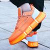 Mode Original Orange Plattform Sneakers Männer Heiße Trendy Leder Herren Leder Sneakers Casual Street Designer Skateboard Schuhe Für Männer