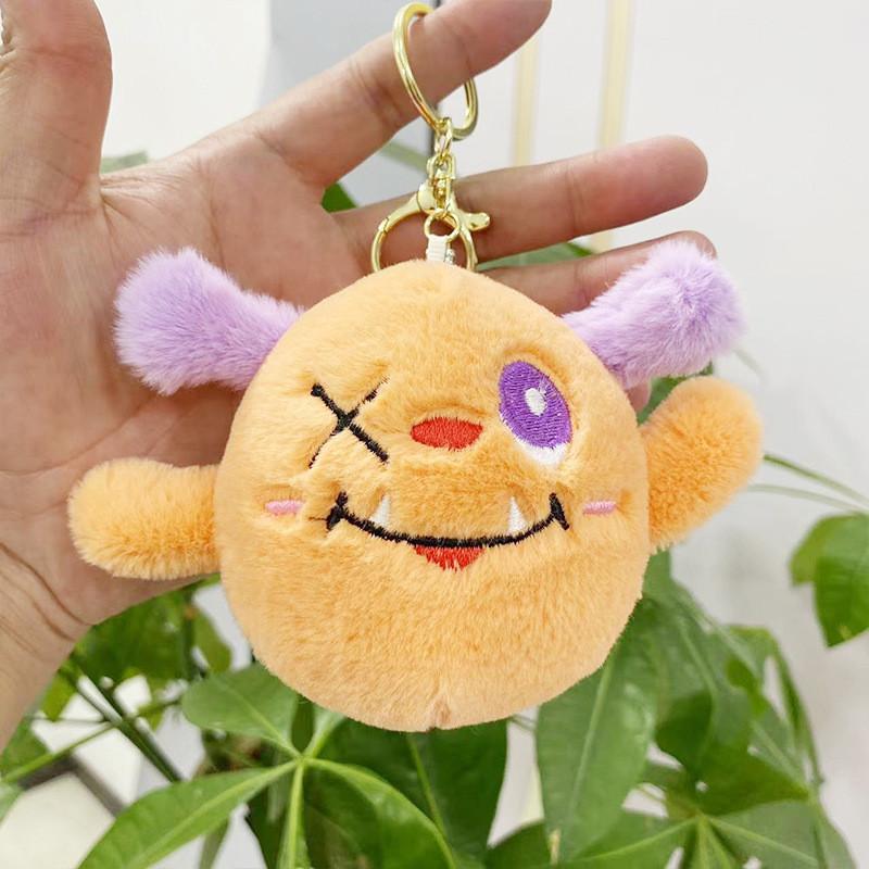 Monster Plush Enchanting Keychain Bag Cute Animal Themed Key Holder For Everyone