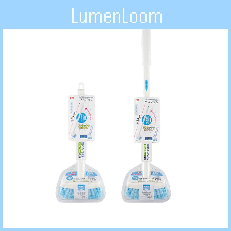 Tile Bathtub And Cleaning Brush With Pp Nylon Bristles And Handle Foldable