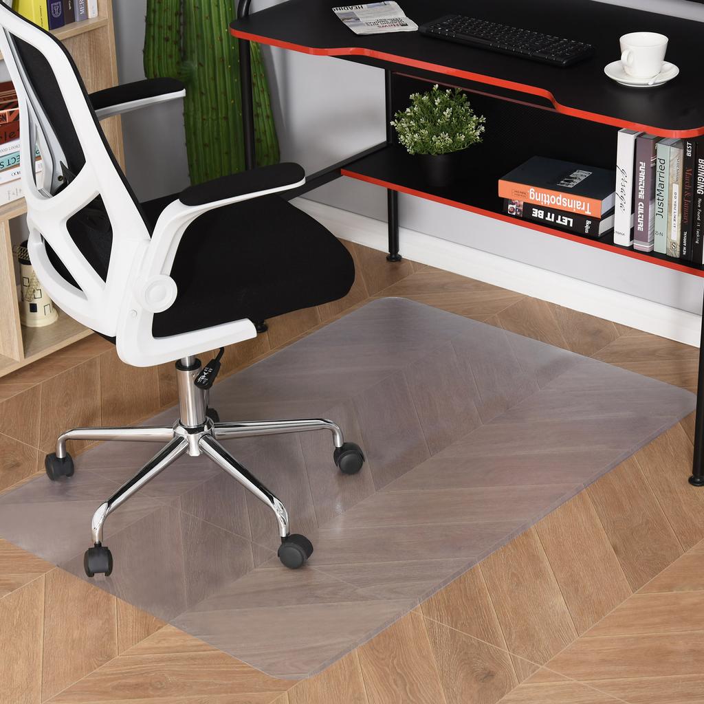Chair Mat for Hard Floors, 90 X 120 Cm Non-Slip Transparent Floor Mats for Wood/Tile Protection, Office & Home