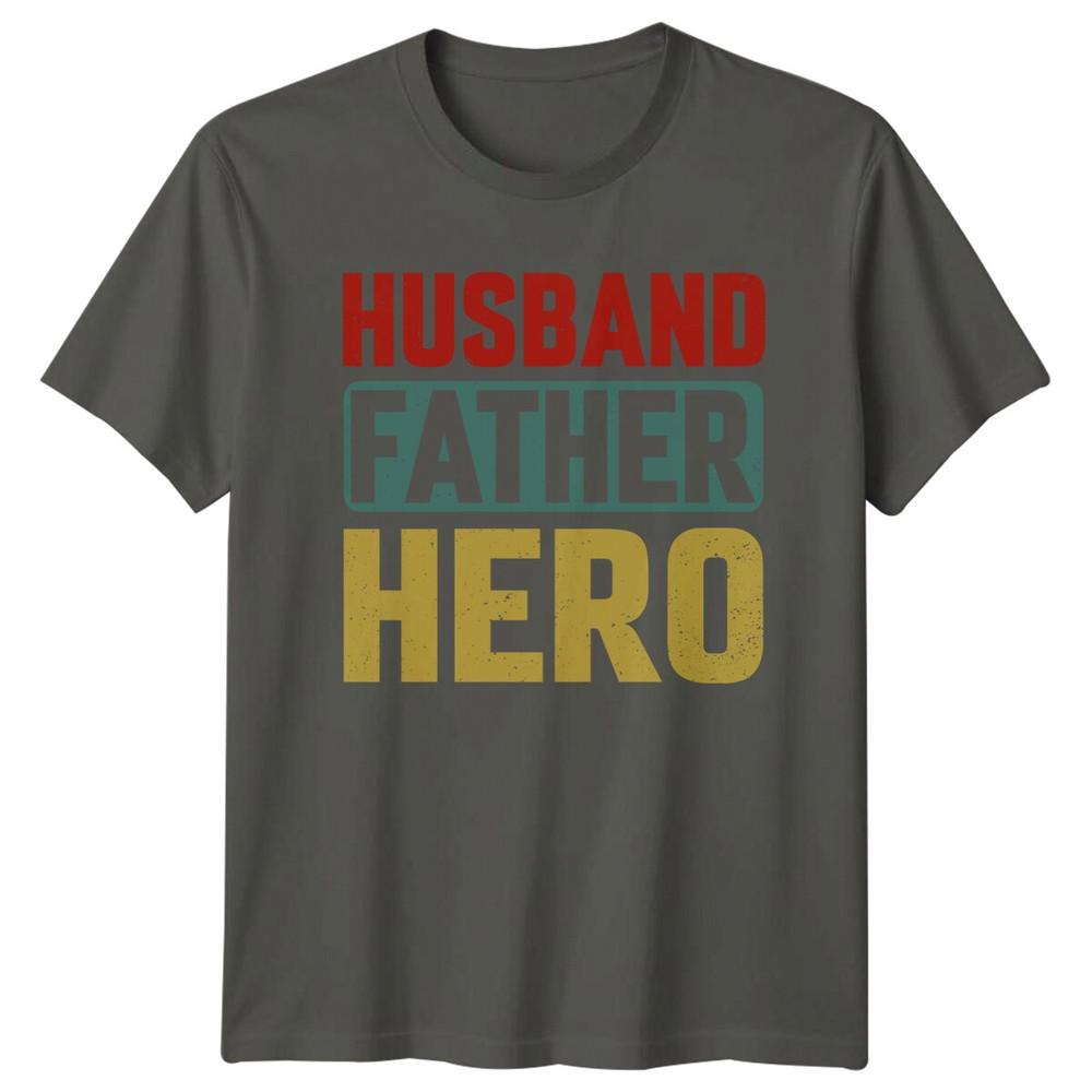 Husband Father Hero Fathers Day TShirt Unisexs Unisexs Family S