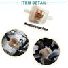 ACROPIX Magnetic Motorcycle Gasoline Inline Diesel Fuel Filter 8mm Diameter Hose Universal Clear 2pcs