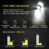 2X White 3157 48H LED Tail Brake Stop Backup Reverse Turn Signal Light Bulb EXV