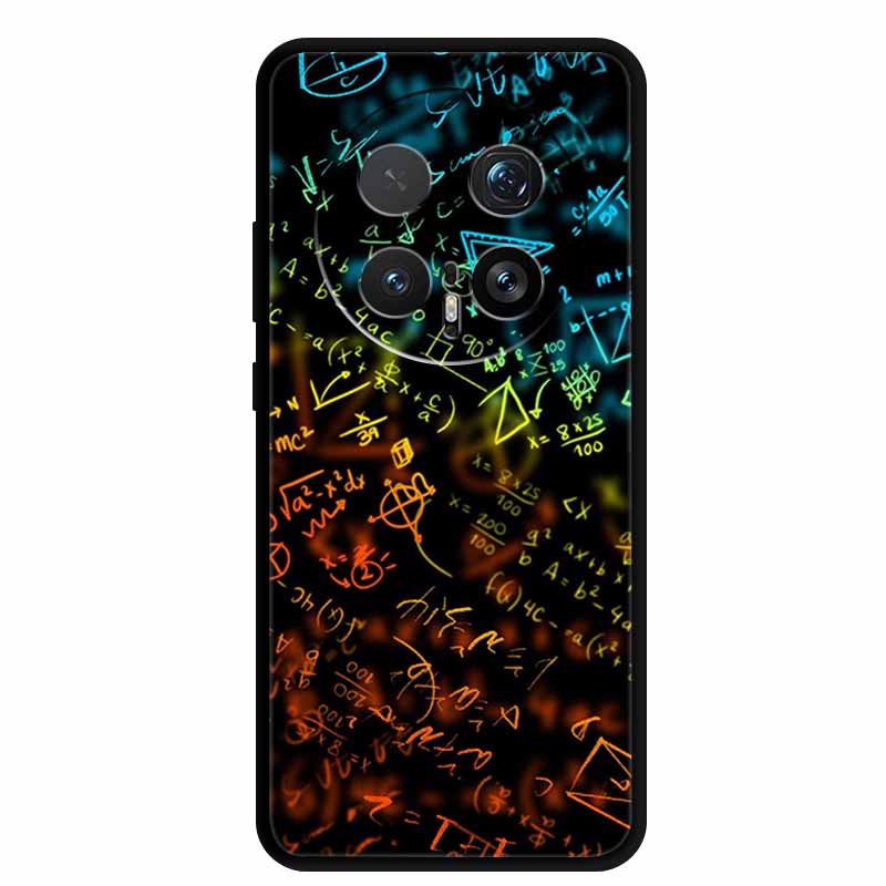Cartoon Case For Honor Magic8 Pro 5G Case Black Silicone TPU Soft Back Cover For Honor Magic8Pro 2025 Case Shockproof Funda Para