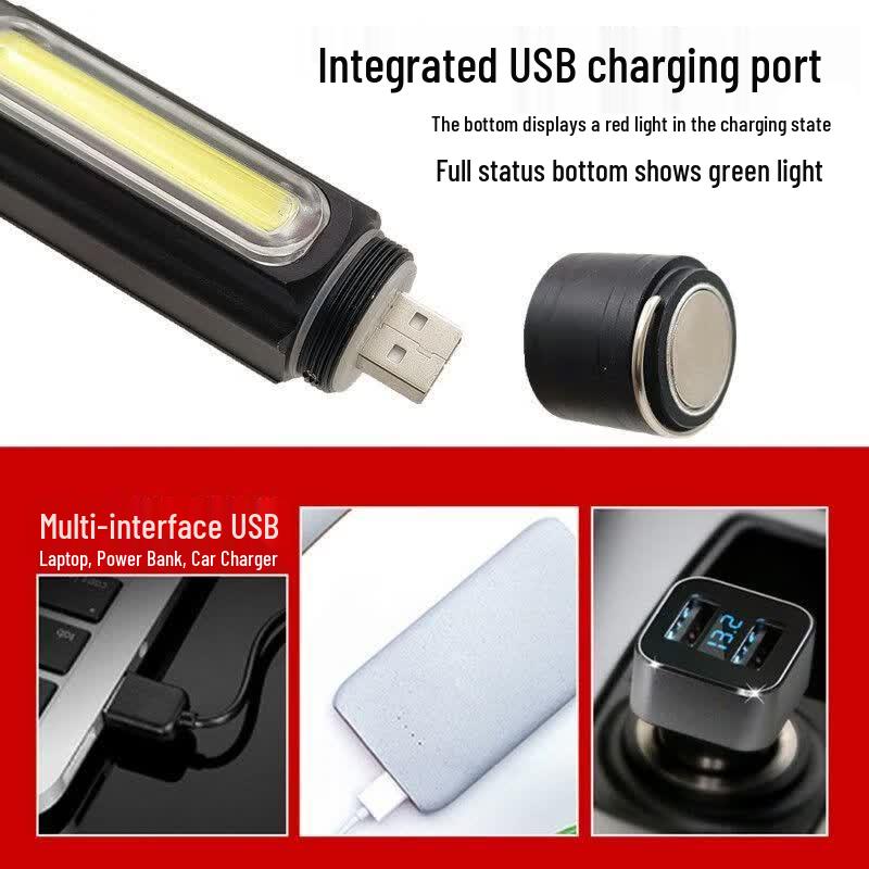 Yixin Smart Rechargeable LED Work Light with Magnet & Hook