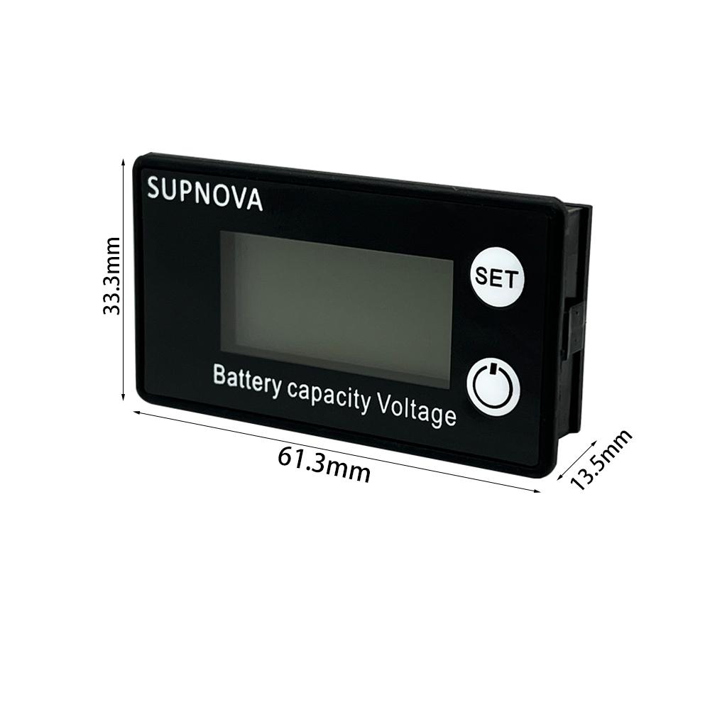 3S-20S DC Battery Voltmeter DC 8V-100V Capacity Indicator Power Meter Lithium LiFePO4 lead-acid cell 12V 24V 48V 60V 72V 84V