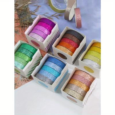 5rolls Random Color Washi Tape Back To School
