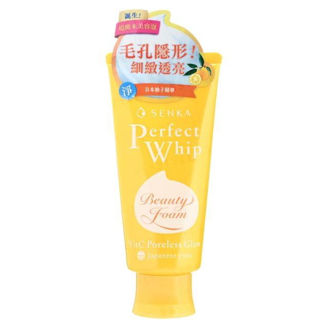 Shiseido Senka Perfect Whip Yuzu Vit C Poreless Glow Face Wash