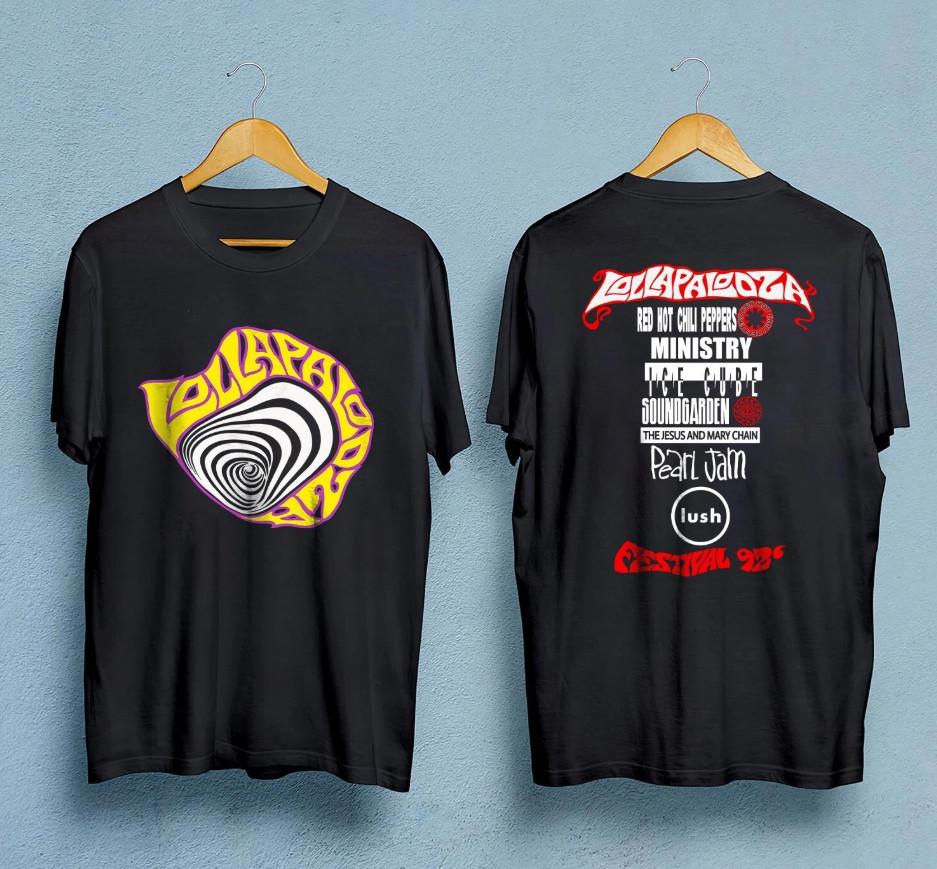 Vintage 1992 Lollapalooza 1992 Concert T-shirt, Size S-4XL