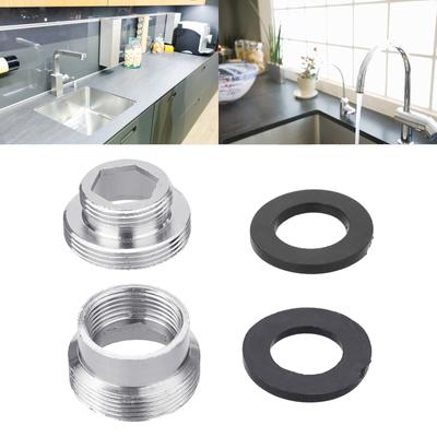 2 Stück 22mm auf 16mm Wasserhahnadapter Wasserhahnbelüfteranschluss Ersatz Küchenarmaturanschluss für Küche Badezimmer Spüle