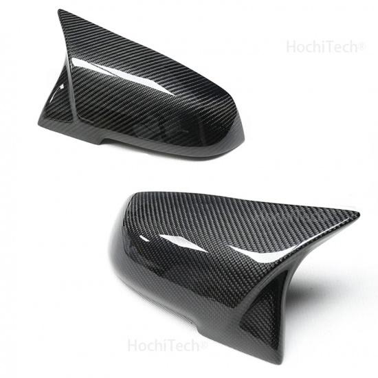 Für BMW 1 2 3 4 Serie F20 F30 F31 F32 F36 2012 - UP 320i 328i 330d 335i M3 M4 Look Ersatz-Spiegelabdeckung aus Kohlefaser