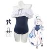 Azur Lane Tsukiyuki Miyako Cosplay Costume, Women’s Anime Party Activity Outfit