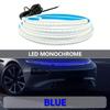 LED Daytime Running Light Scan Starting Car Hood Atmosphere Light Strip 180CM Waterproof Auto Exterior Decorative Ambient Lamp