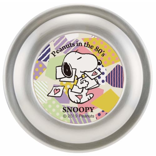 Skater Snoopy Stainless Steel Insulated Lunch Box, 550ml, with Insulated Rice Bowl, STLBD6-A