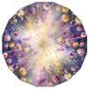Women Oil Painting Flowers 16 Ribs UV Protection Pongee Fabric Foldable Sun Rain Umbrella Color Coated