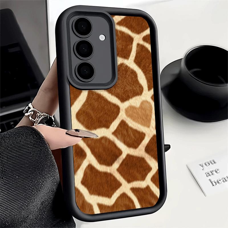 Phone Case for Samsung Galaxy S26 S25 Ultra S24 FE Giraffe Animal Pattern Shell S23 Plus S22 + S21 S20 5G Soft Silicone Funda