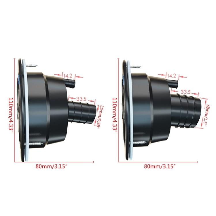 Fahrzeug-Wasserzubehör Effizienter Einlass mit Verriegelungssystem Kunststoff-Wassereinlass